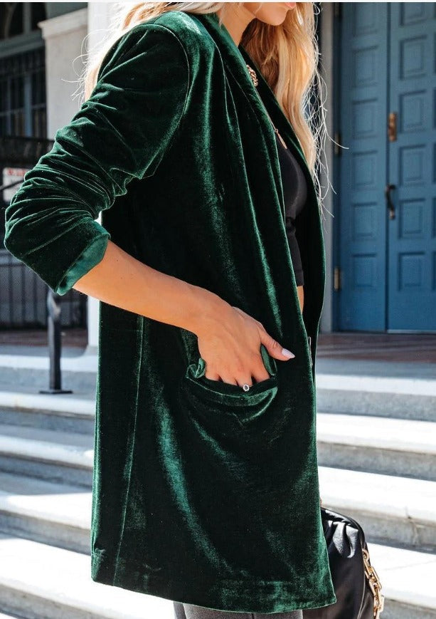 Veloura | Eleganter &amp; stylischer Samtblazer