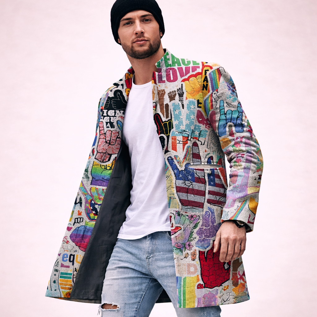 Arden | Modern Men’s Statement longline Jacket