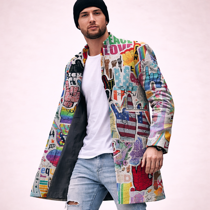 Arden | Modern Men’s Statement longline Jacket