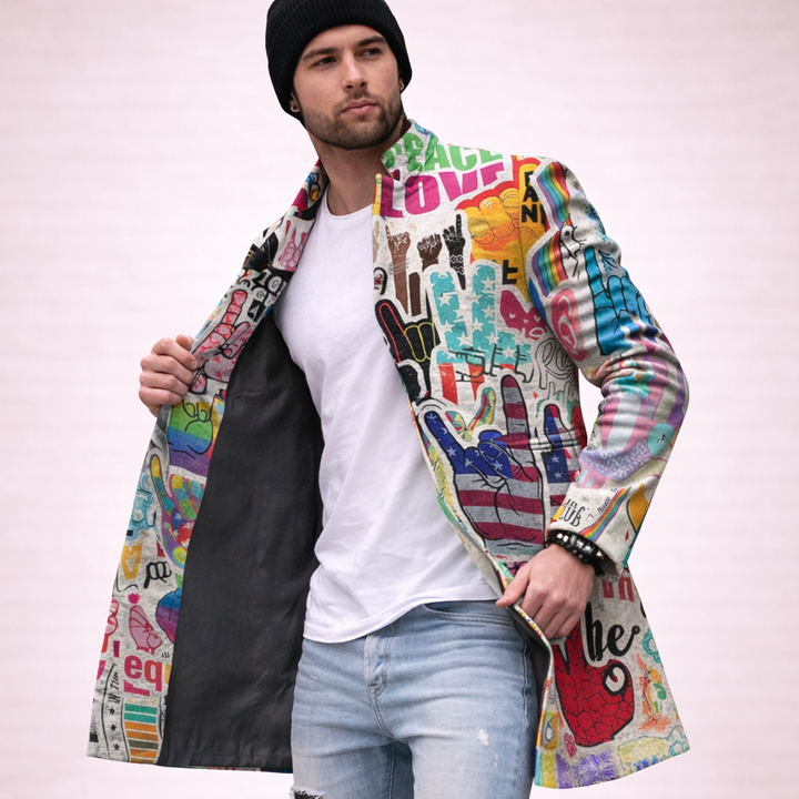 Arden | Modern Men’s Statement longline Jacket