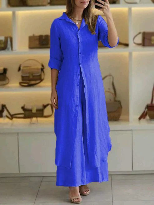 Averelle | Classic Shirt Maxi Dress