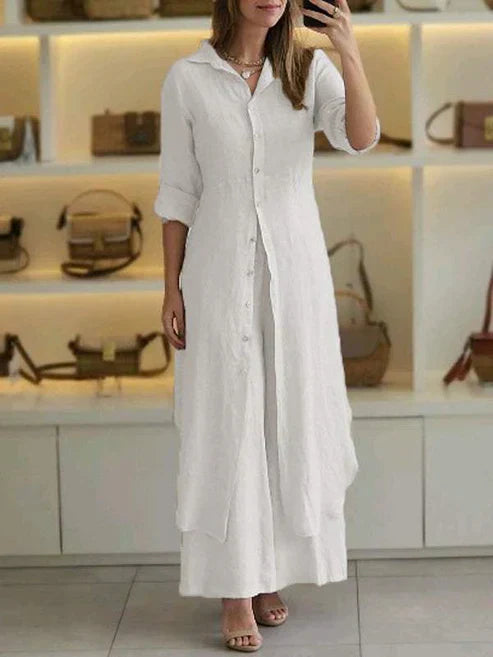 Averelle | Classic Shirt Maxi Dress