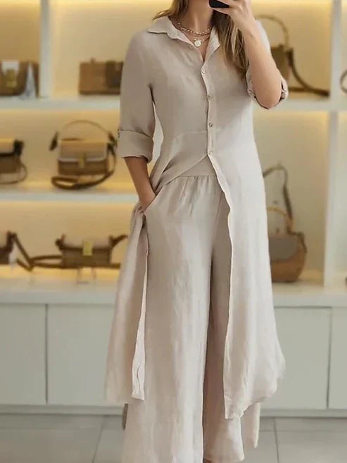 Averelle | Classic Shirt Maxi Dress