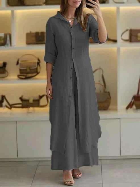 Averelle | Classic Shirt Maxi Dress