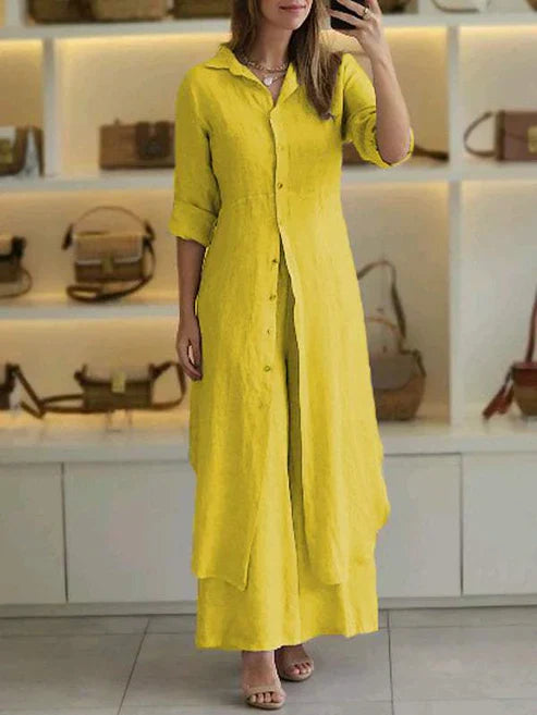 Averelle | Classic Shirt Maxi Dress