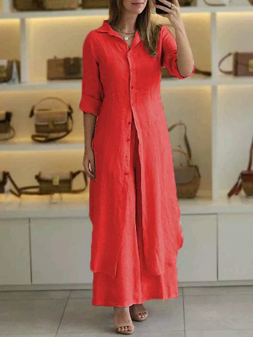 Averelle | Classic Shirt Maxi Dress