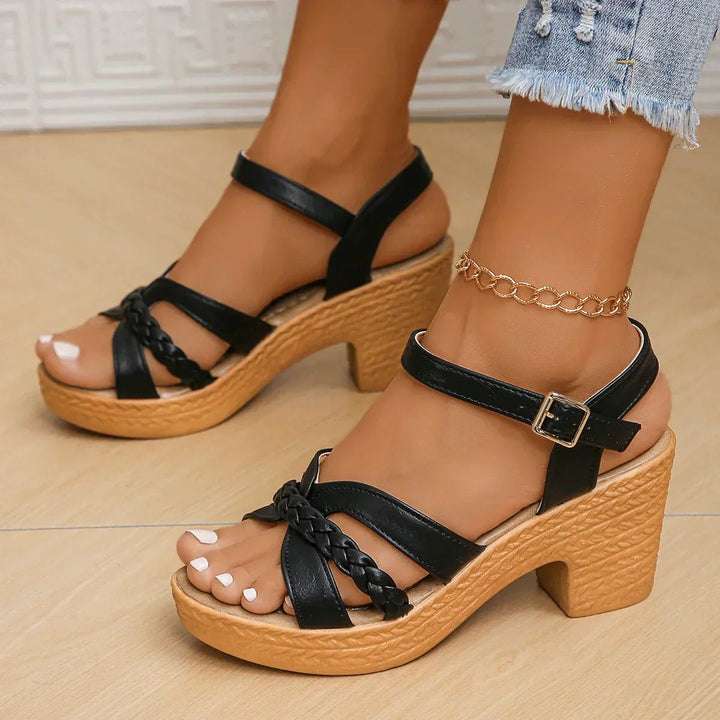 Lunessa | Women’s Braided Platform Sandals