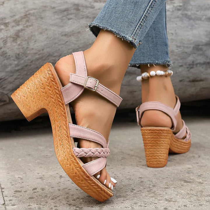 Lunessa | Women’s Braided Platform Sandals
