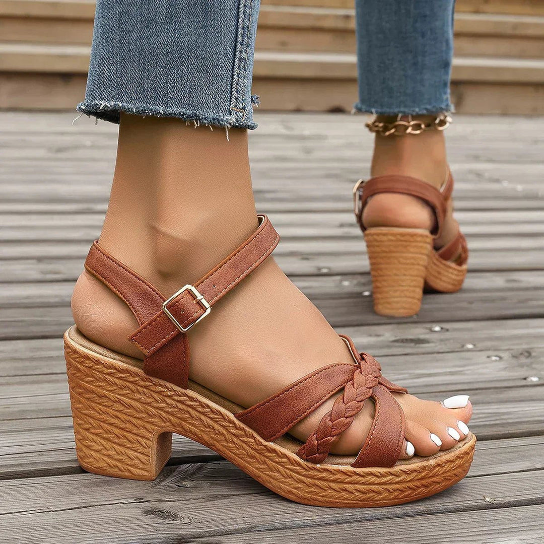Lunessa | Women’s Braided Platform Sandals