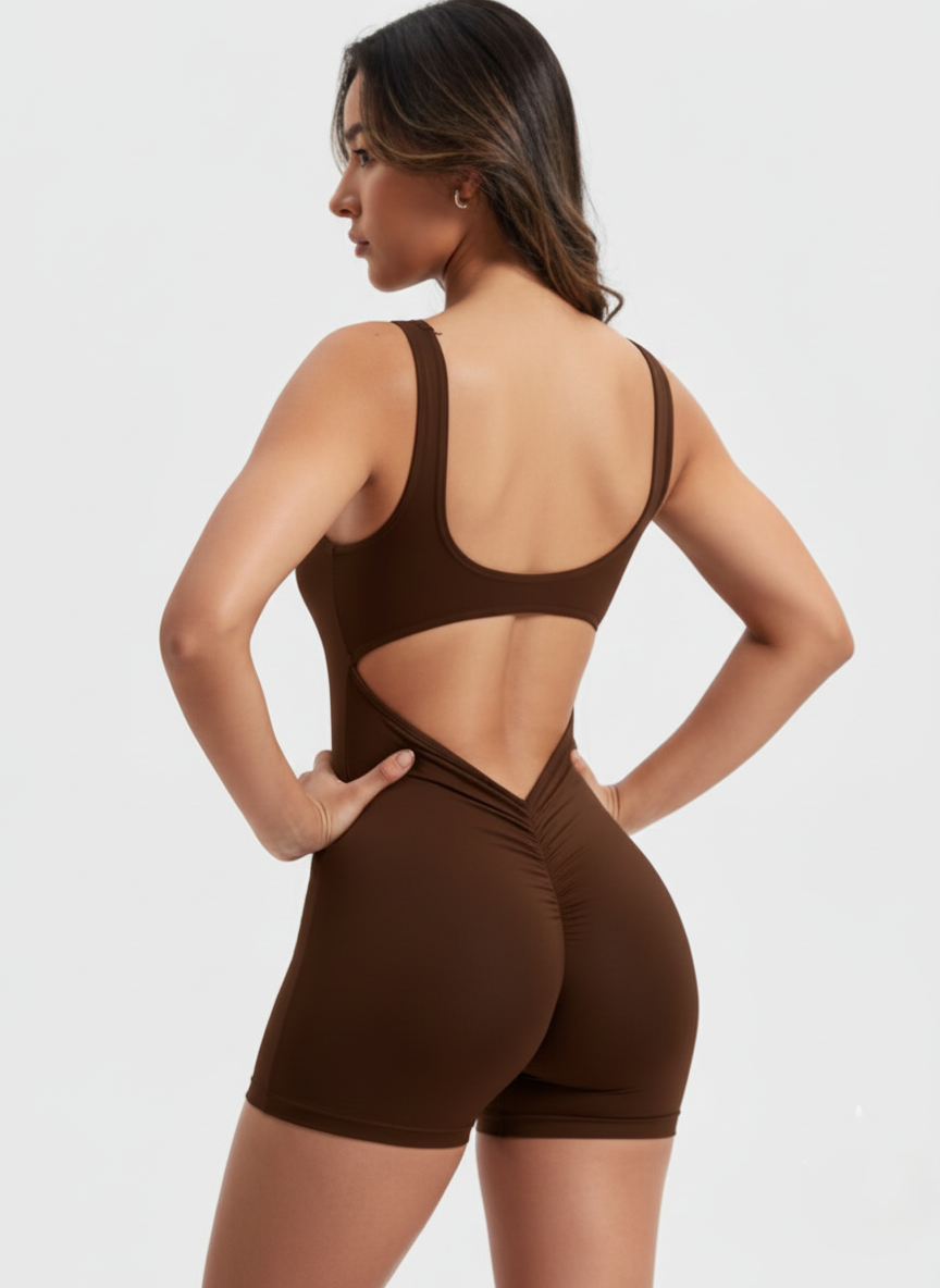 Craftsmiley™ V-Back Romper for Women – Sculpting Fit, Stylish Design &amp; All-Day Comfort