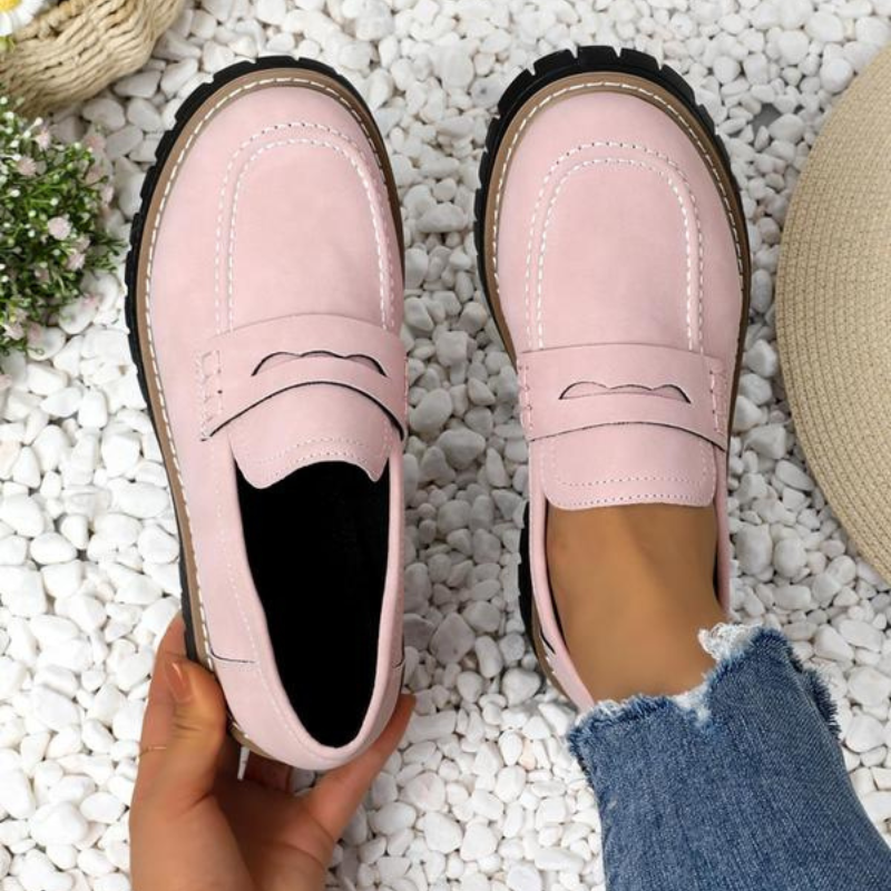 Ava | Stylish Chunky Platform Lug Sole Loafers