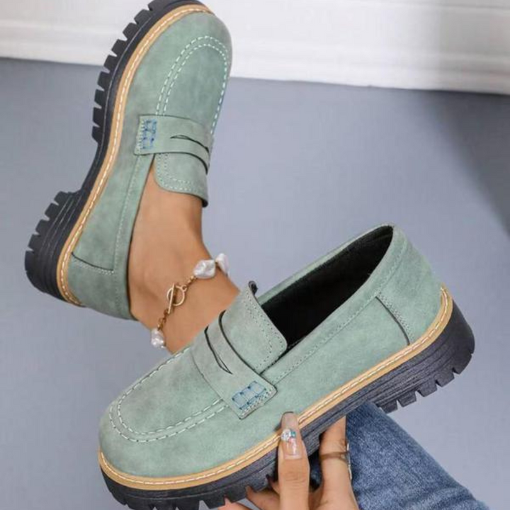 Ava | Stylish Chunky Platform Lug Sole Loafers