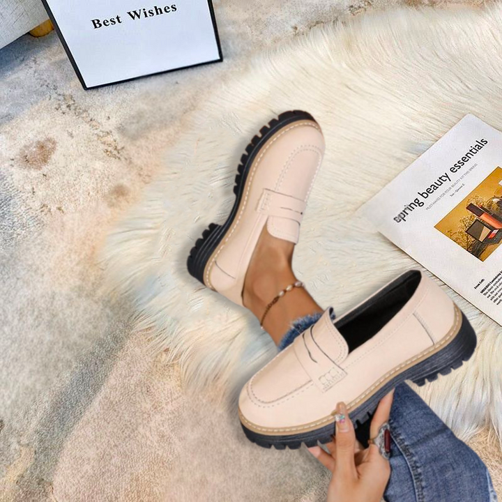 Ava | Stylish Chunky Platform Lug Sole Loafers