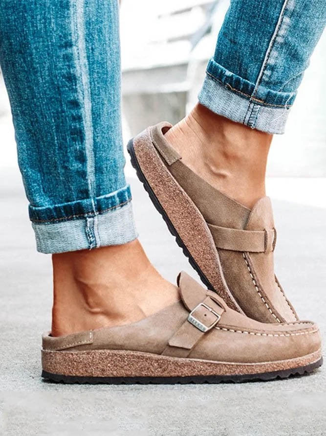 Calvero | Bequeme lässige Slip-On-Sandalen