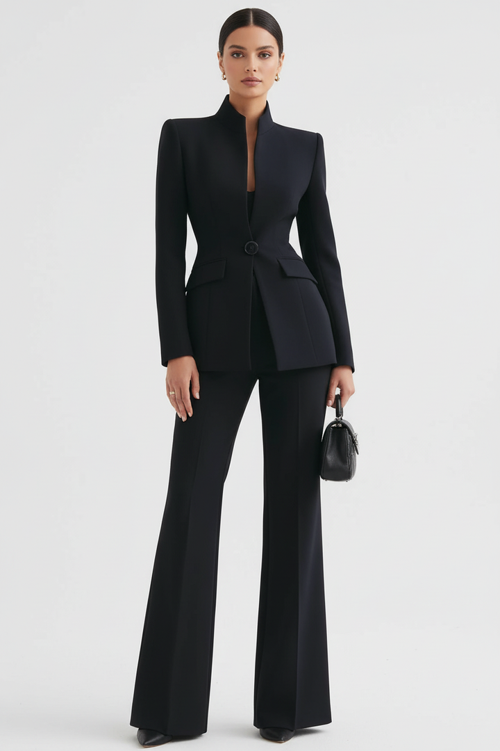 Elvora | Elegantes Blazer &amp; Palazzo Set