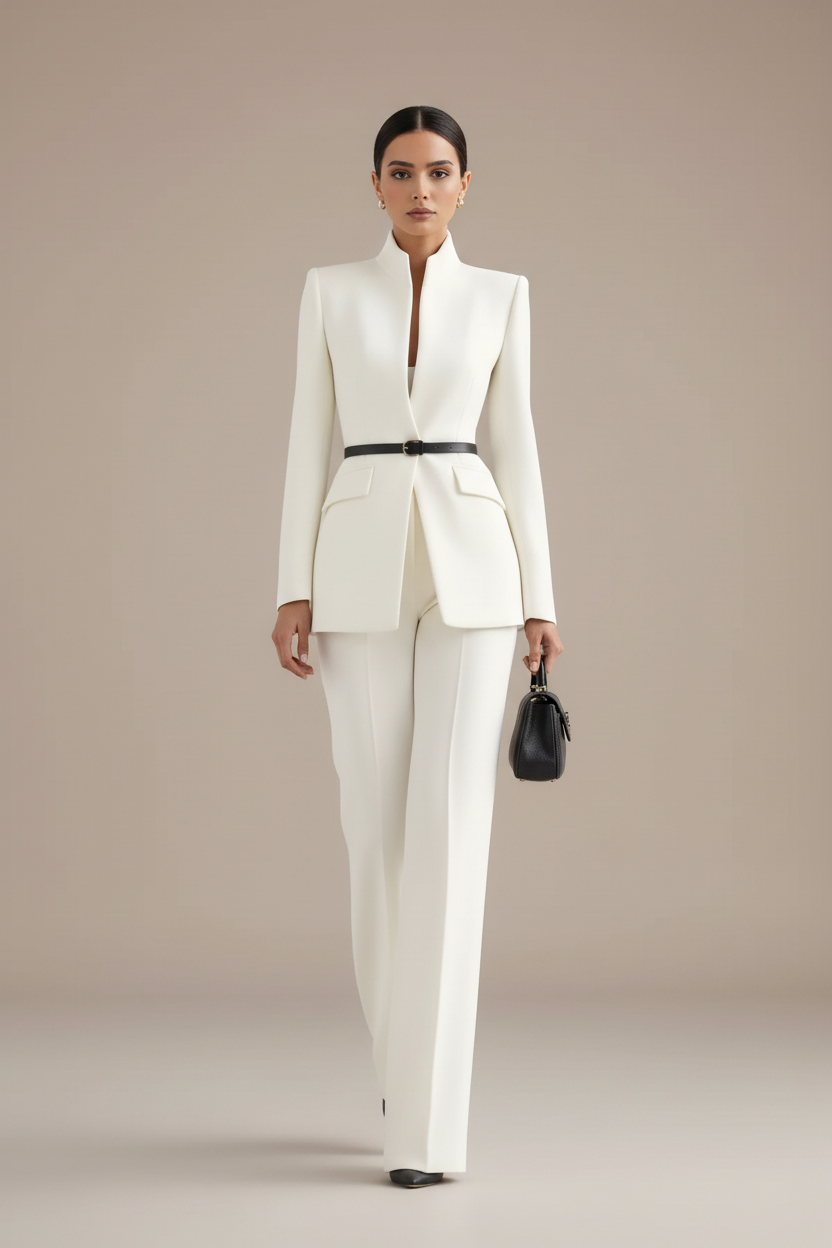 Elvora | Elegantes Blazer &amp; Palazzo Set