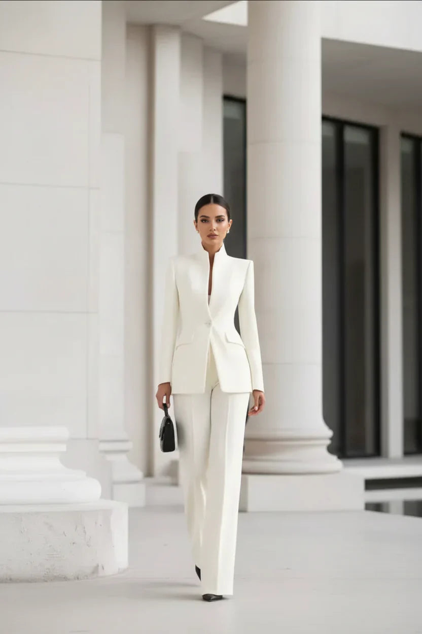Elvora | Elegantes Blazer &amp; Palazzo Set