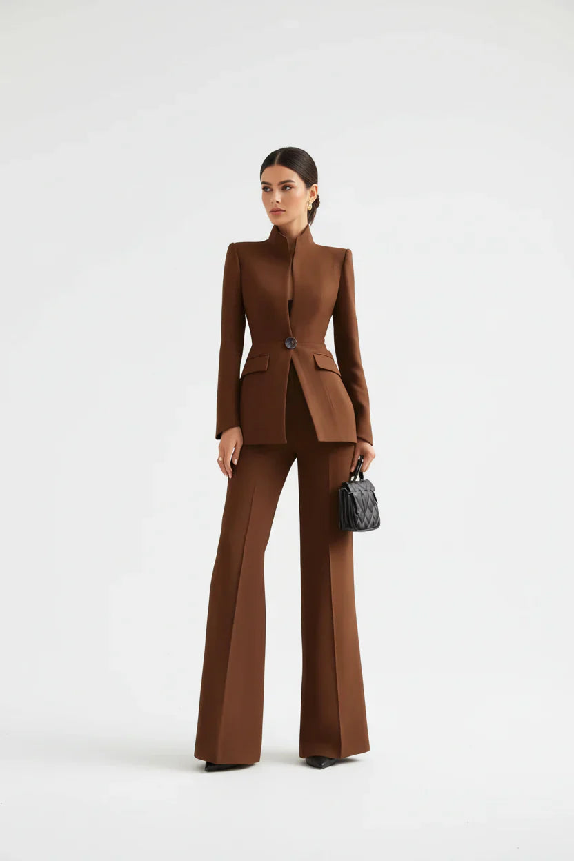 Elvora | Elegantes Blazer &amp; Palazzo Set