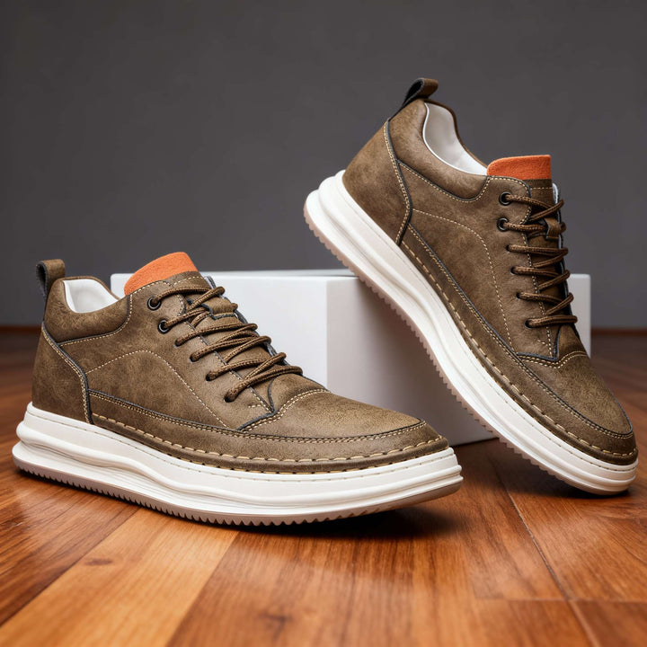 Kael | Premium-Sneaker aus genarbtem Leder