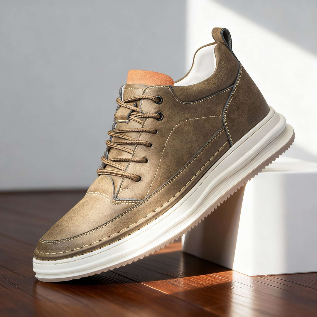 Kael | Premium-Sneaker aus genarbtem Leder