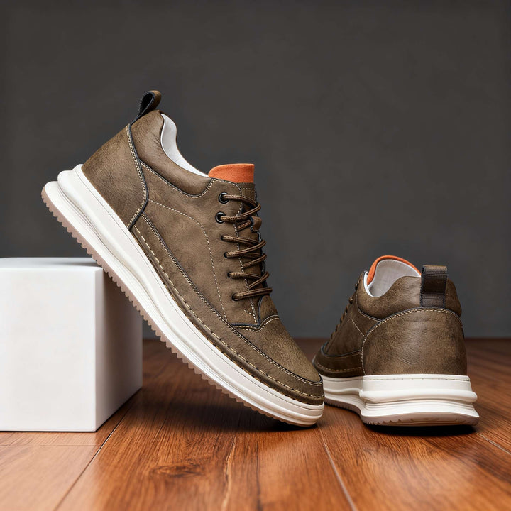 Kael | Premium-Sneaker aus genarbtem Leder
