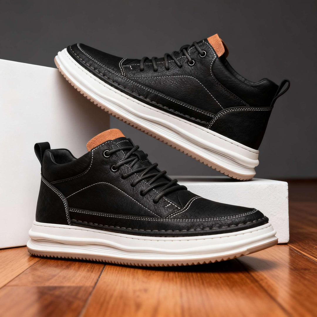 Kael | Premium-Sneaker aus genarbtem Leder