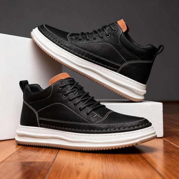 Kael | Premium-Sneaker aus genarbtem Leder