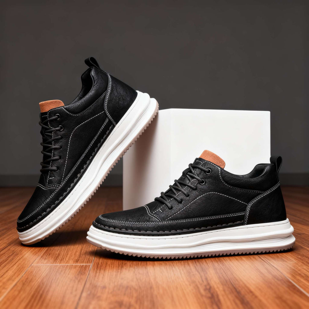 Kael | Premium-Sneaker aus genarbtem Leder