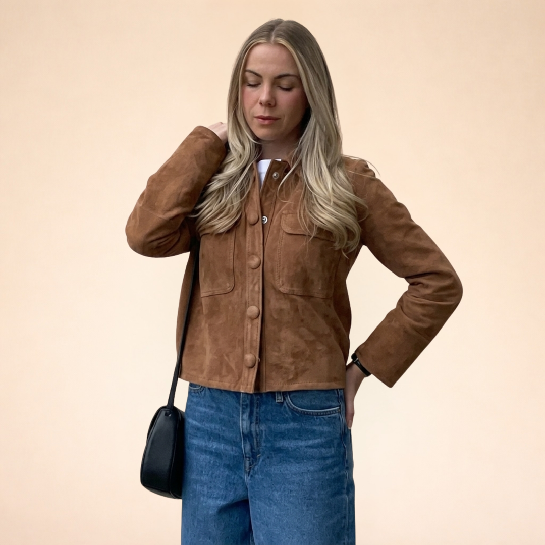 Serena | Elegante Wildlederjacke für Damen