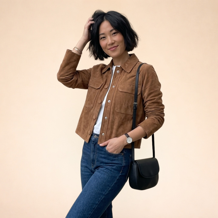 Serena | Elegante Wildlederjacke für Damen