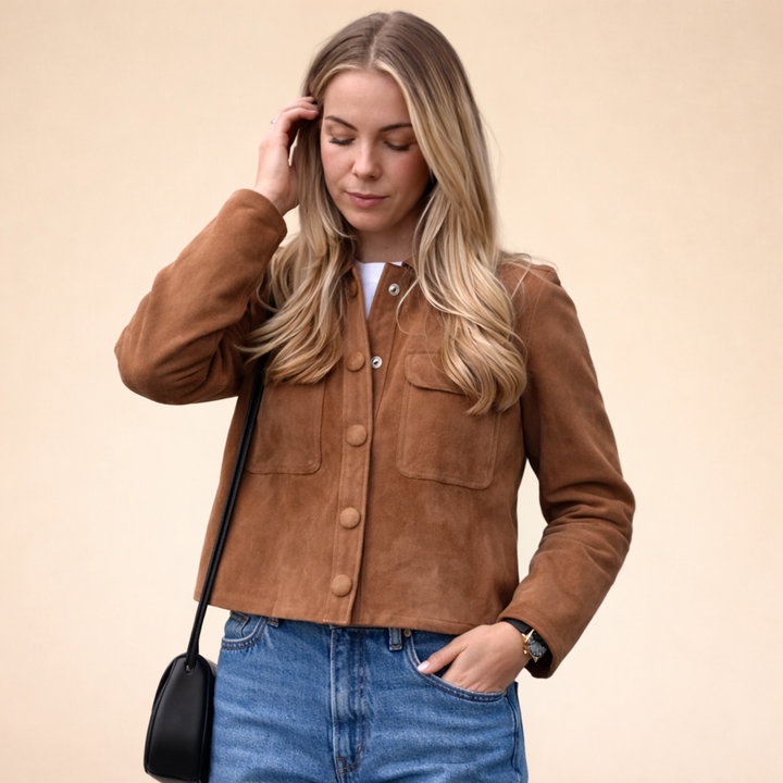 Serena | Elegante Wildlederjacke für Damen
