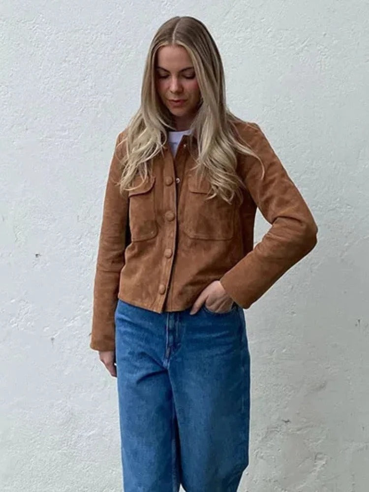 Serena | Elegante Wildlederjacke für Damen
