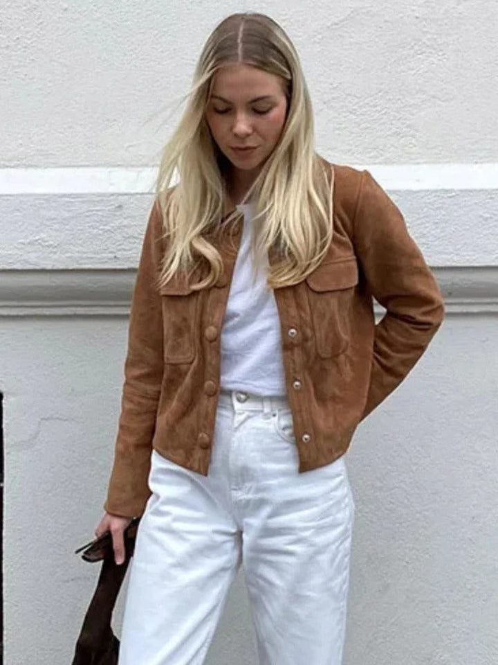 Serena | Elegante Wildlederjacke für Damen