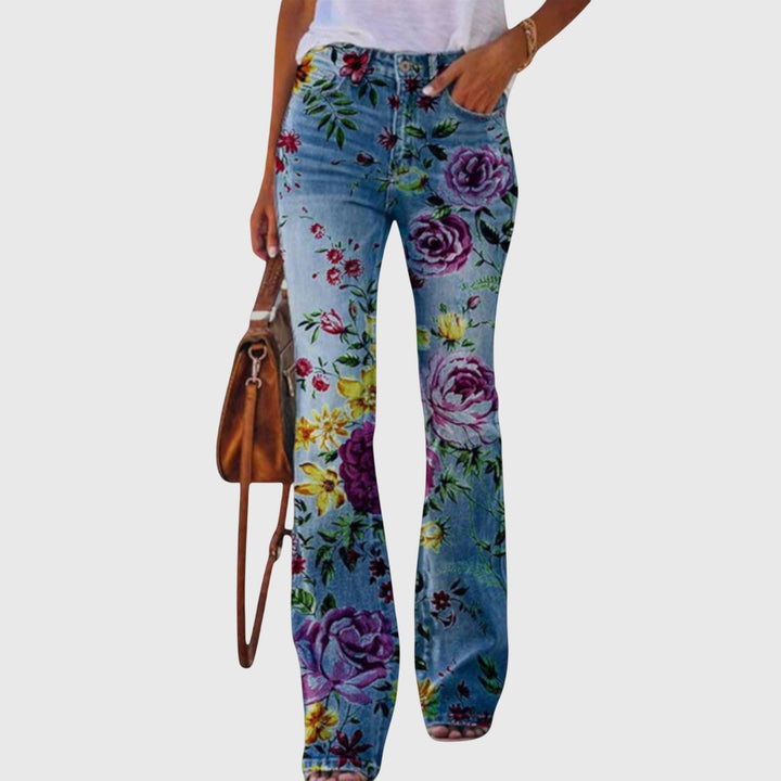 Rosalie | Weite Blumenhose für Damen