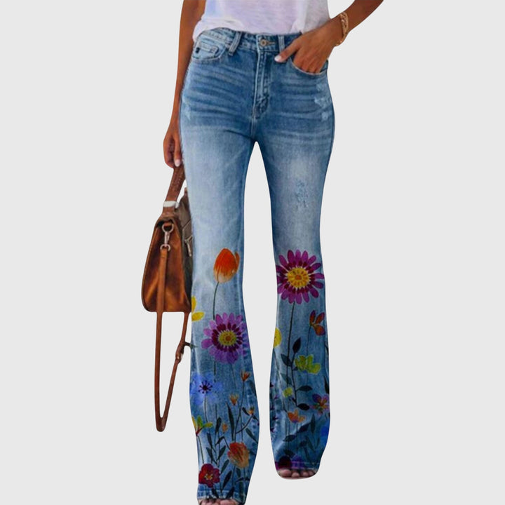 Rosalie | Weite Blumenhose für Damen