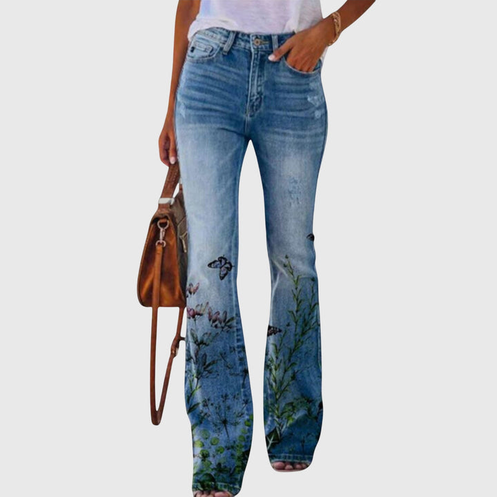 Rosalie | Weite Blumenhose für Damen
