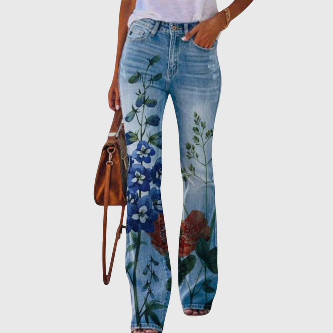 Rosalie | Weite Blumenhose für Damen