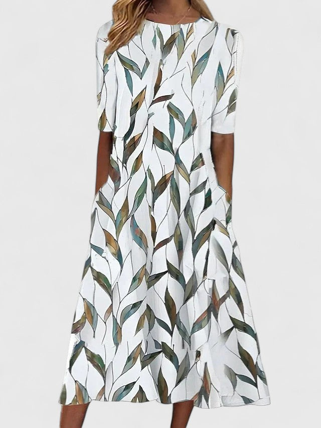 Maribelle | Geblümtes Midi-Sommerkleid