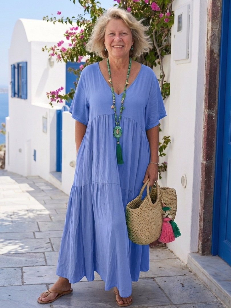 Willow | Elegant And Flowing Tiered Maxi Dress