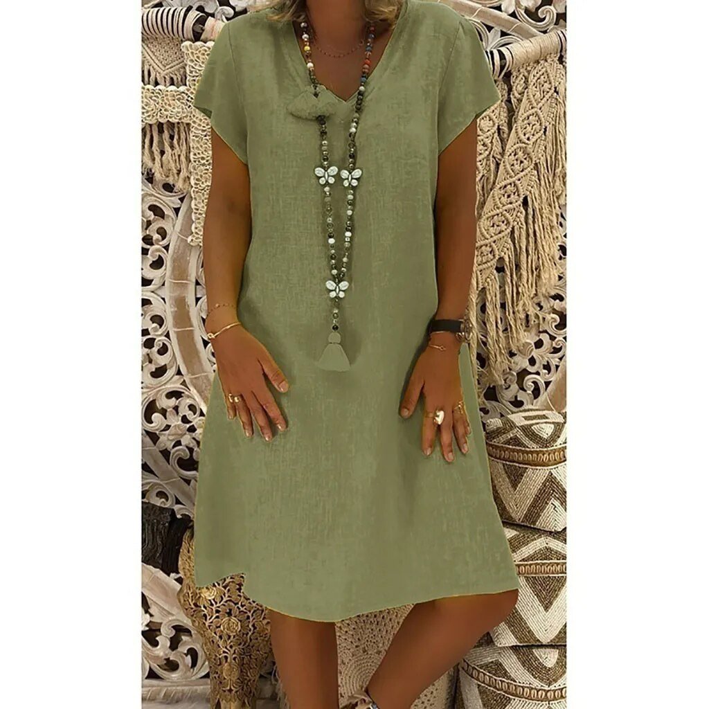 Aurélie | Elegant Women’s V-Neck Mini Dress