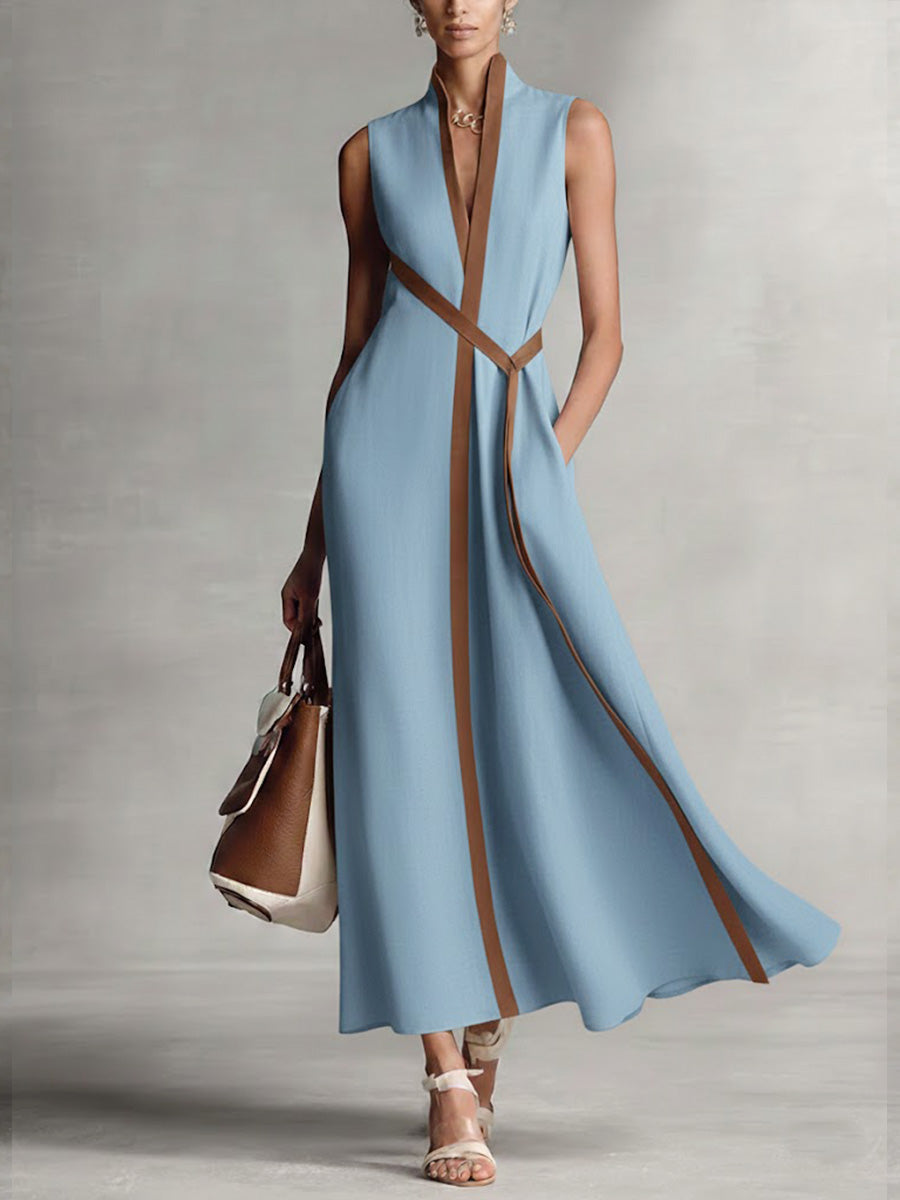 Isabella | Leichtes &amp; Stylisches Wickel-Maxikleid