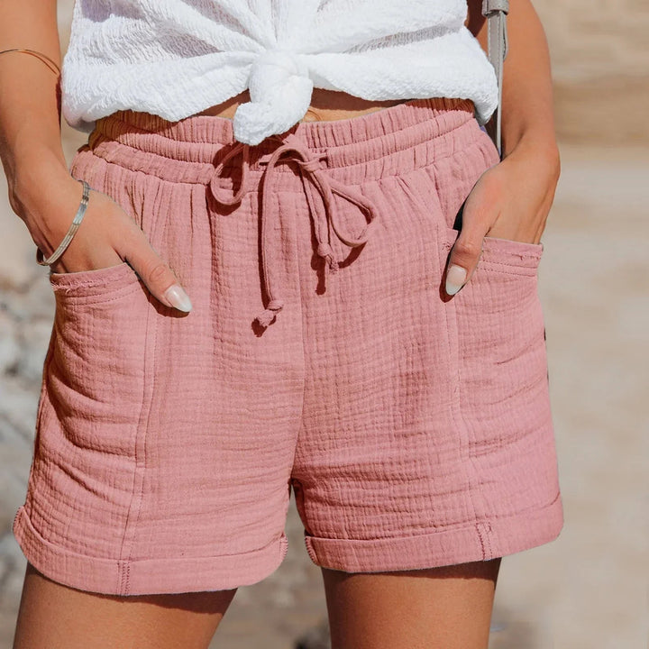 Sofia | Bequeme Shorts in Leinen-Optik