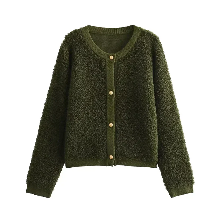 Sienna | Kuschelige Teddy-Strickjacke für Damen