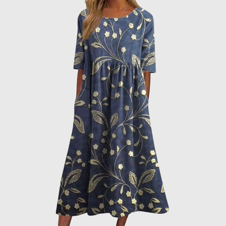 Elowira | Elegantes, fließendes Damenkleid