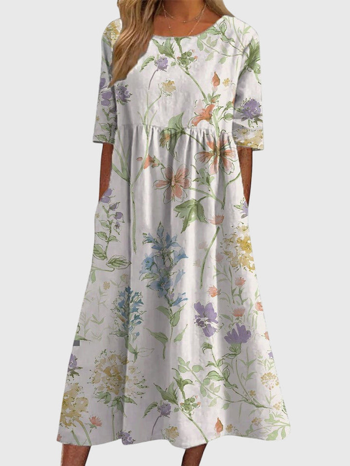 Elowira | Elegantes, fließendes Damenkleid