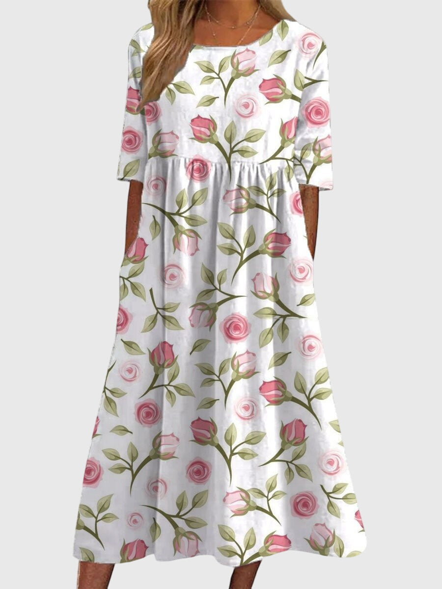 Elowira | Elegantes, fließendes Damenkleid