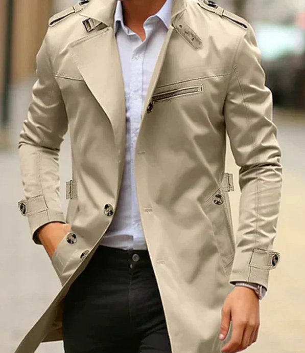 Virello | Zeitloser &amp; eleganter Herren-Trenchcoat