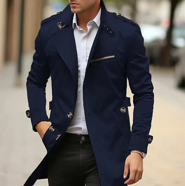 Virello | Zeitloser &amp; eleganter Herren-Trenchcoat