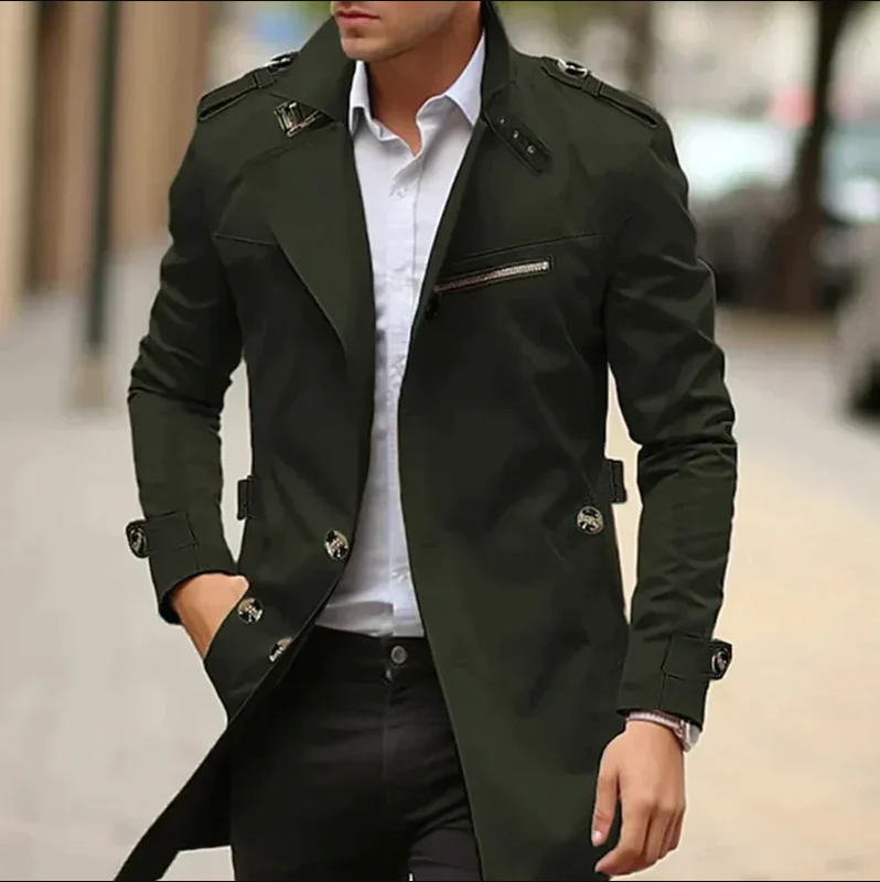 Virello | Zeitloser &amp; eleganter Herren-Trenchcoat