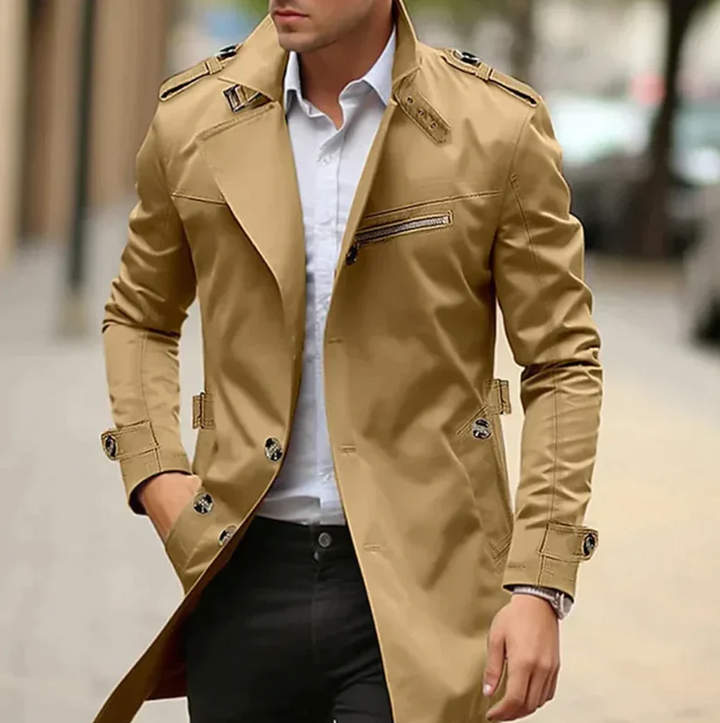 Virello | Zeitloser &amp; eleganter Herren-Trenchcoat